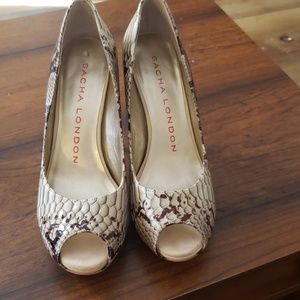 Sacha London leather heels